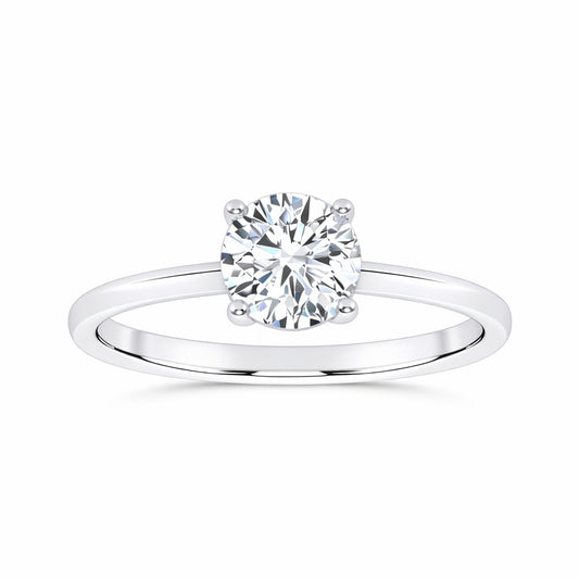 10K 0.50CT Certified Lab Grown Solitaire Ring
